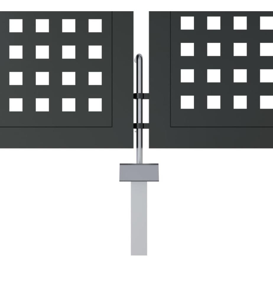 Gartentor Anthrazit 300x250 cm Stahl