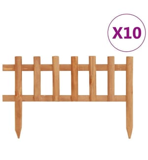 Rasenkanten 10 Stk. Tannenholz 4,4 m