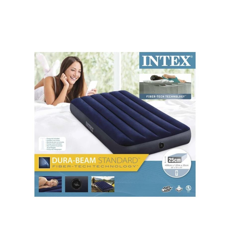 INTEX - Luftbett Standard Classic Downy Twin 99 x 191 cm