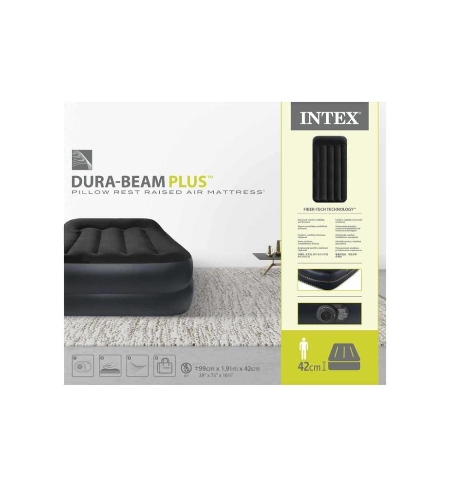 INTEX - Luftbett Dura Beam Rest Raised Twin 99 x 191 x 42 cm