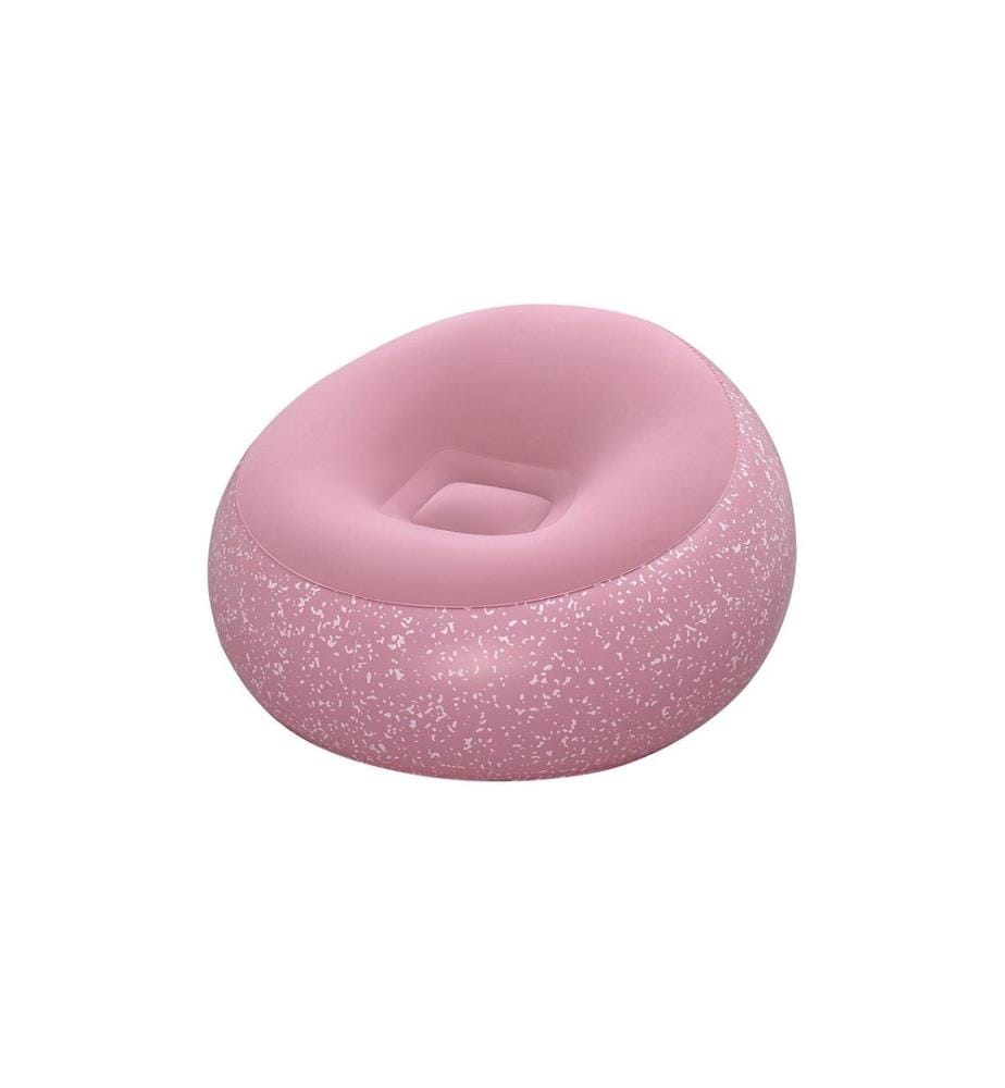 Bestway - Fauteuil gonflable Inflate Rose, 112 x 112 cm