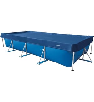INTEX - Pool-Abdeckplane Allwetter-Deluxe 4.5 m x 2.2 m, Dunkelblau