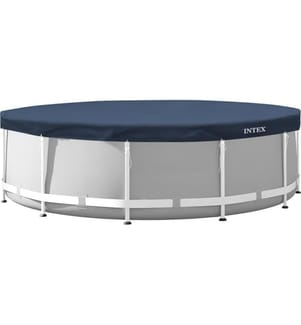 INTEX - Pool-Abdeckplane Allwetter-Deluxe 3.6 m x 20 cm, Dunkelblau