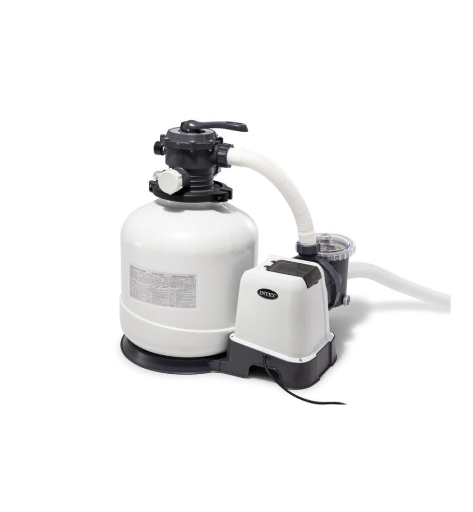 INTEX - Sandfilterpumpe Krystal Clear 9200 l / h ab 50 m³