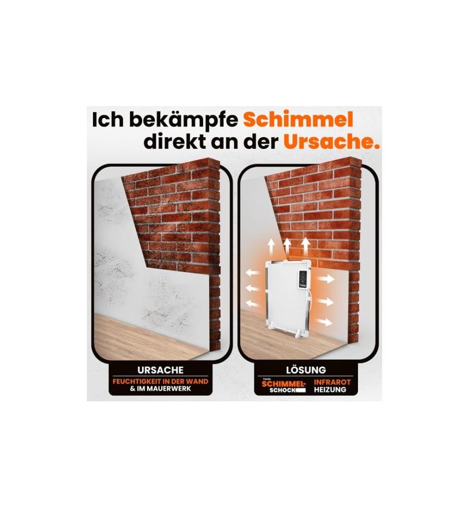 Tonis Schimmelschock - Chauffage anti-moisissure Tonis 75 W