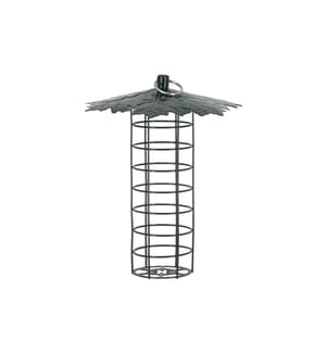 ESSCHERT DESIGN - Distributeur de nourriture avec toit de feuilles