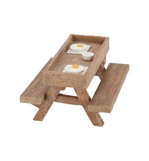 ESSCHERT DESIGN - Distributeur de nourriture Table de pique-nique murale
