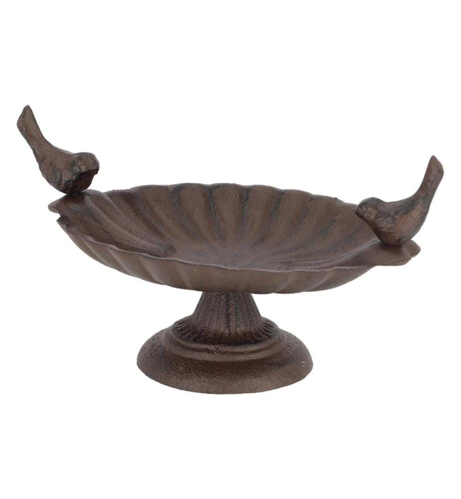 ESSCHERT DESIGN - Vogeltränke mit Fuss, 2 Vögel