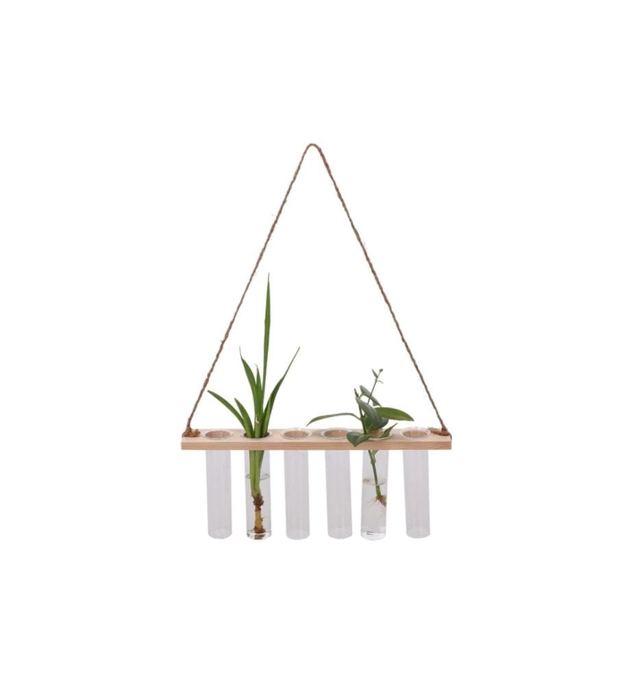 ESSCHERT DESIGN - Reagenzglashänger M 13 cm, Nature/Transparent