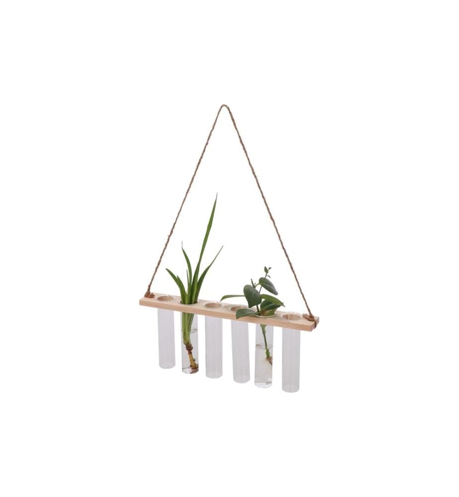 ESSCHERT DESIGN - Reagenzglashänger M 13 cm, Nature/Transparent