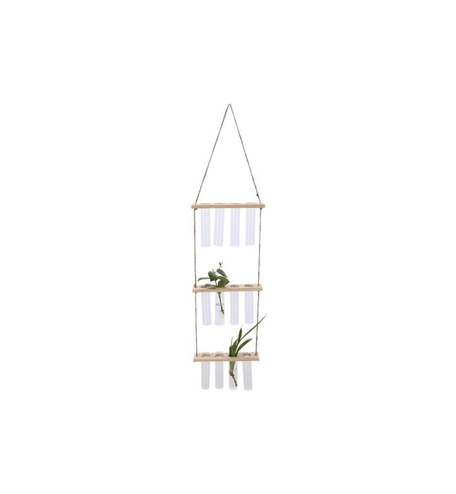 ESSCHERT DESIGN - Reagenzglashänger L 70 cm, Nature/Transparent