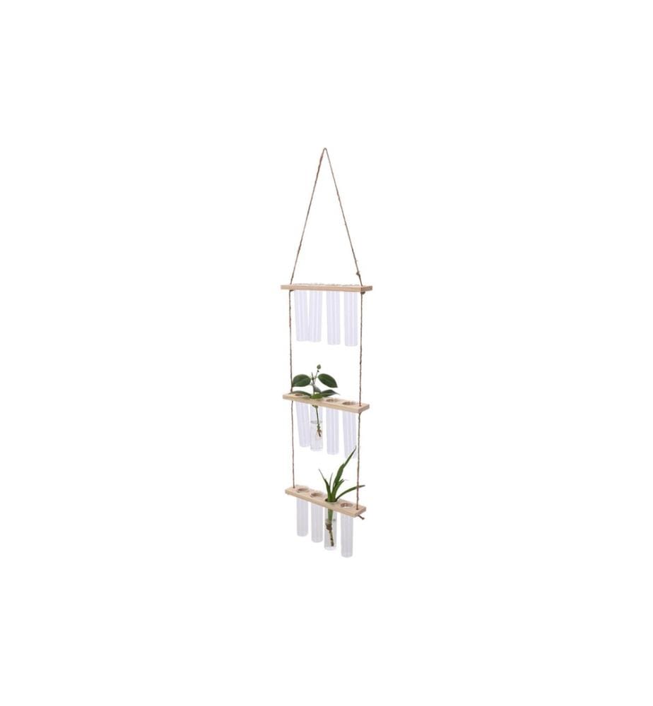 ESSCHERT DESIGN - Reagenzglashänger L 70 cm, Nature/Transparent