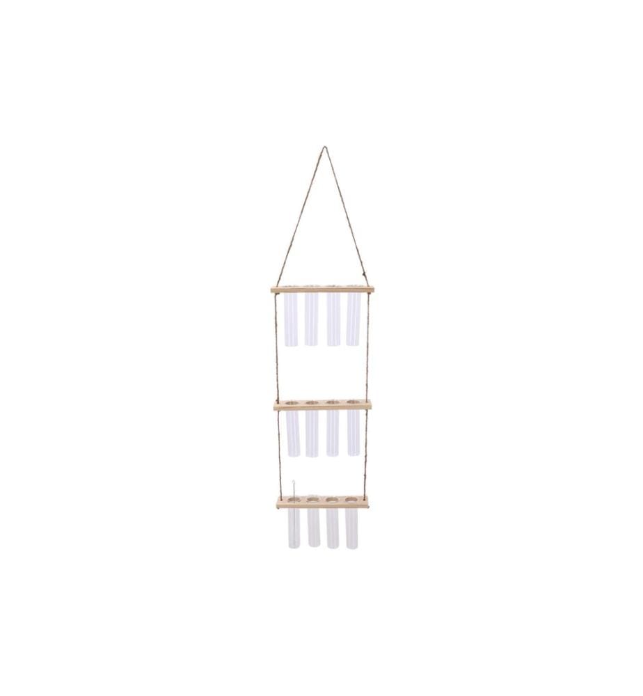 ESSCHERT DESIGN - Reagenzglashänger L 70 cm, Nature/Transparent