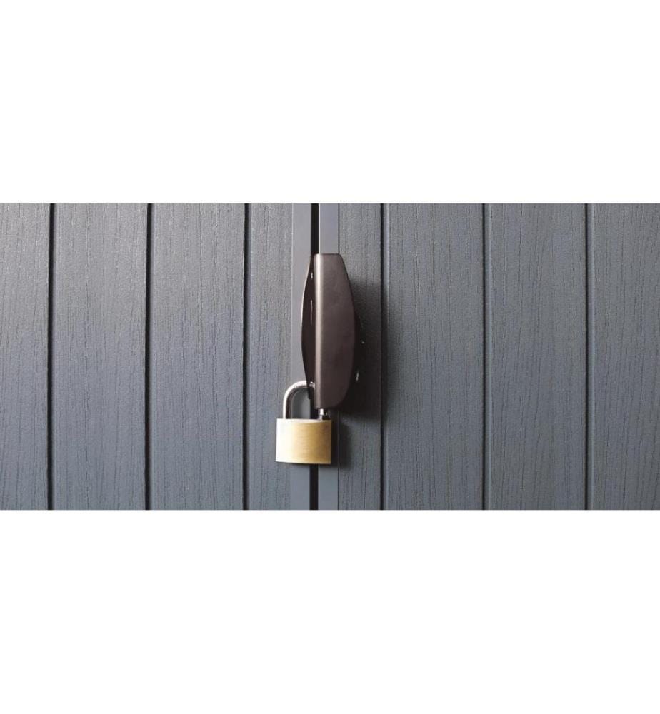 Keter - Gartenhaus Darwin 6x6 Grau, Kunststoff/Metall