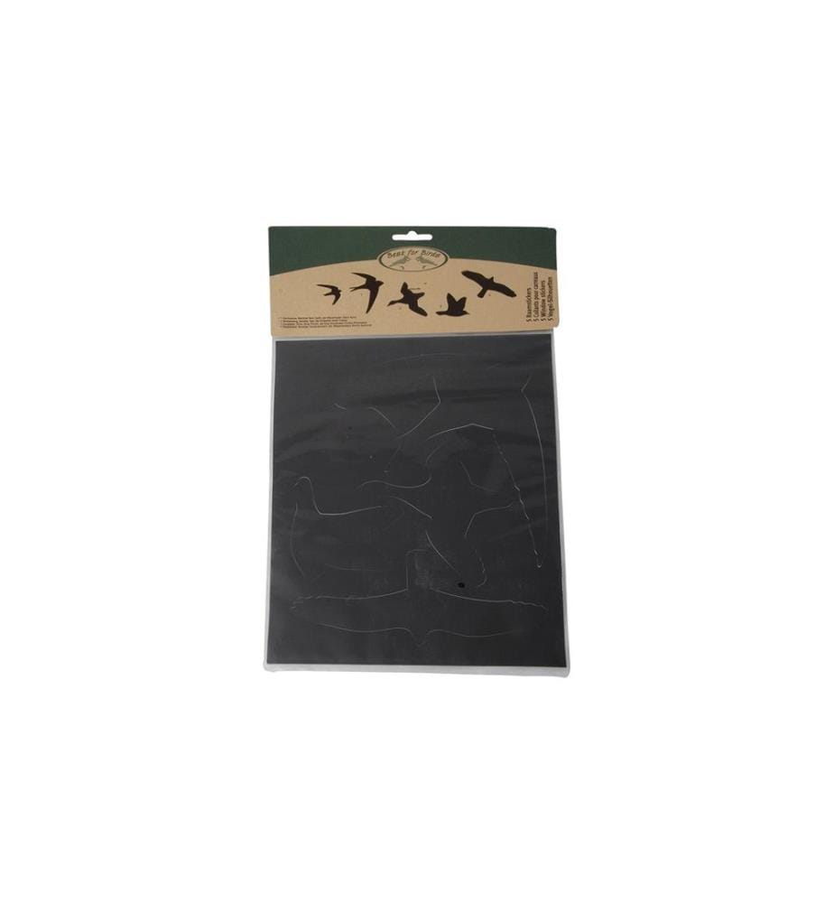 ESSCHERT DESIGN - Fensterfolie Vogelsilhouetten 23 x 33 cm