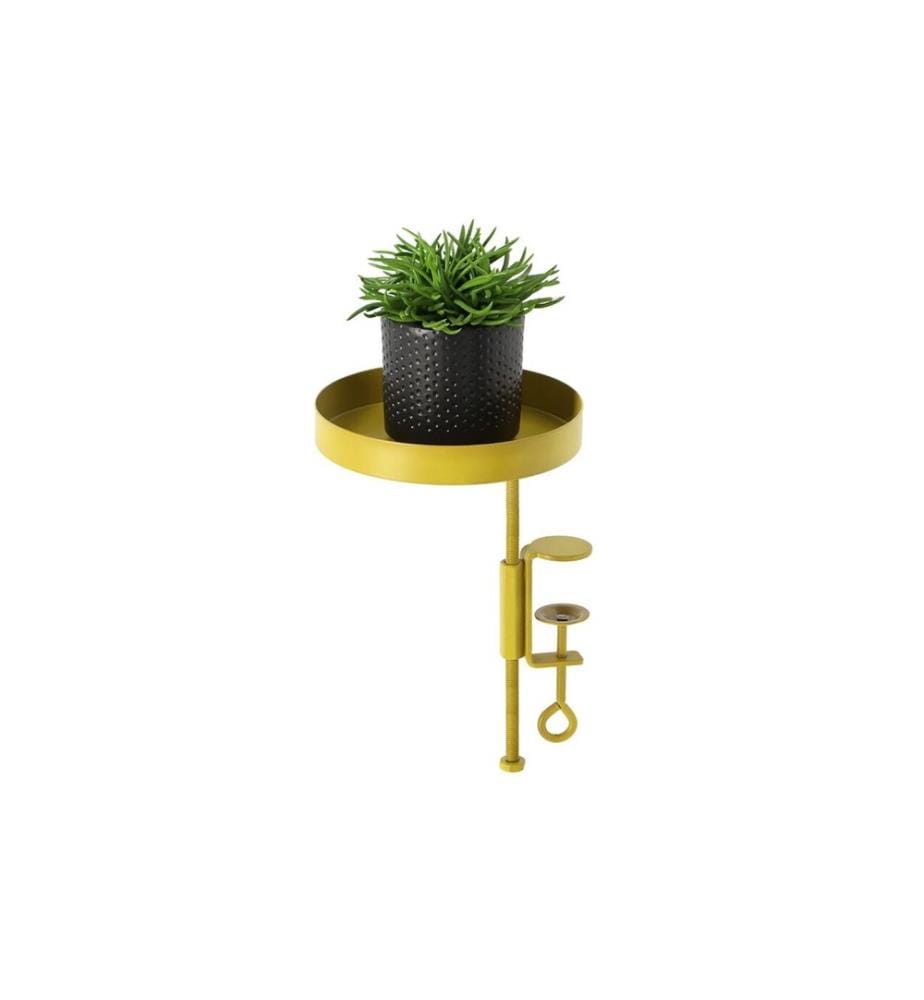 ESSCHERT DESIGN - Ablage mit Klemme Stahl, Gold
