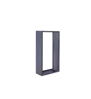 INNOVESTA - Holzregal Metall, 75 x 35 x 149 cm, Schwarz