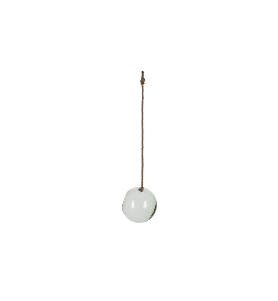 ESSCHERT DESIGN - Pflanzenhänger Glaskugel S 15 cm, Transparent