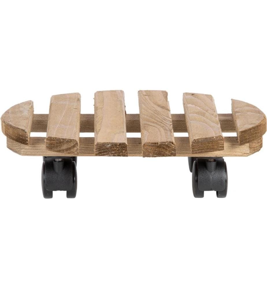 ESSCHERT DESIGN - Rolleruntersetzer Rund L Braun