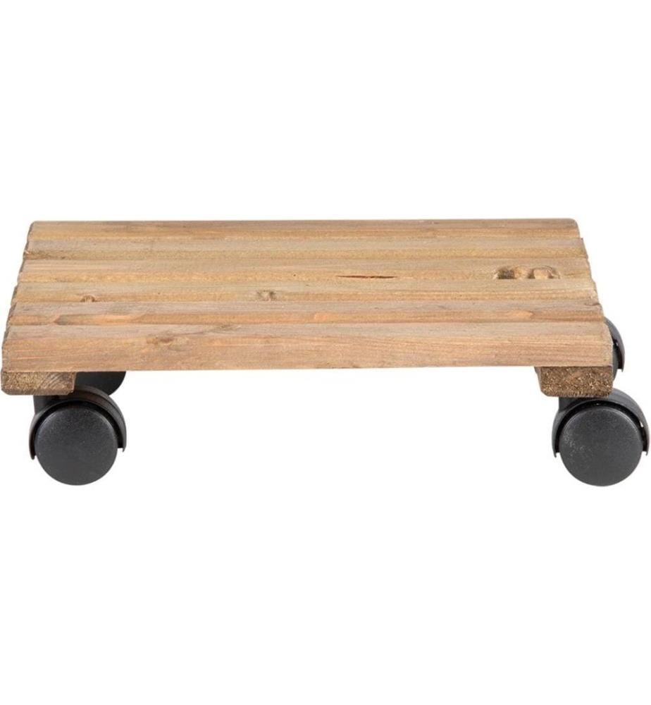 ESSCHERT DESIGN - Rolleruntersetzer Quadratisch L Braun