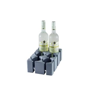 PURVARIO - Glas-/Tassen- und Flaschenhalter hoch 6-teilig