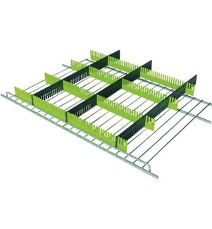 PURVARIO - Stauleisten für Kühlschränke 8-teilig, Pure lemon