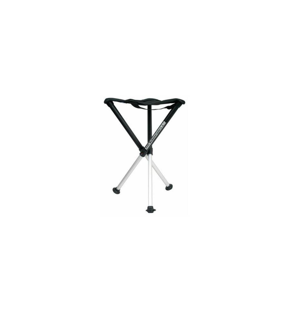 WALKSTOOL - Tabouret à trois pieds Comfort 55 cm Noir/Argent