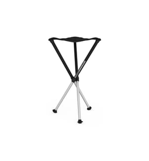 WALKSTOOL - Tabouret à trois pieds Comfort 75 cm Noir/Argent