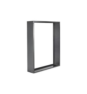 INNOVESTA - Holzregal Metall, 144 x 35 x 180 cm, Schwarz