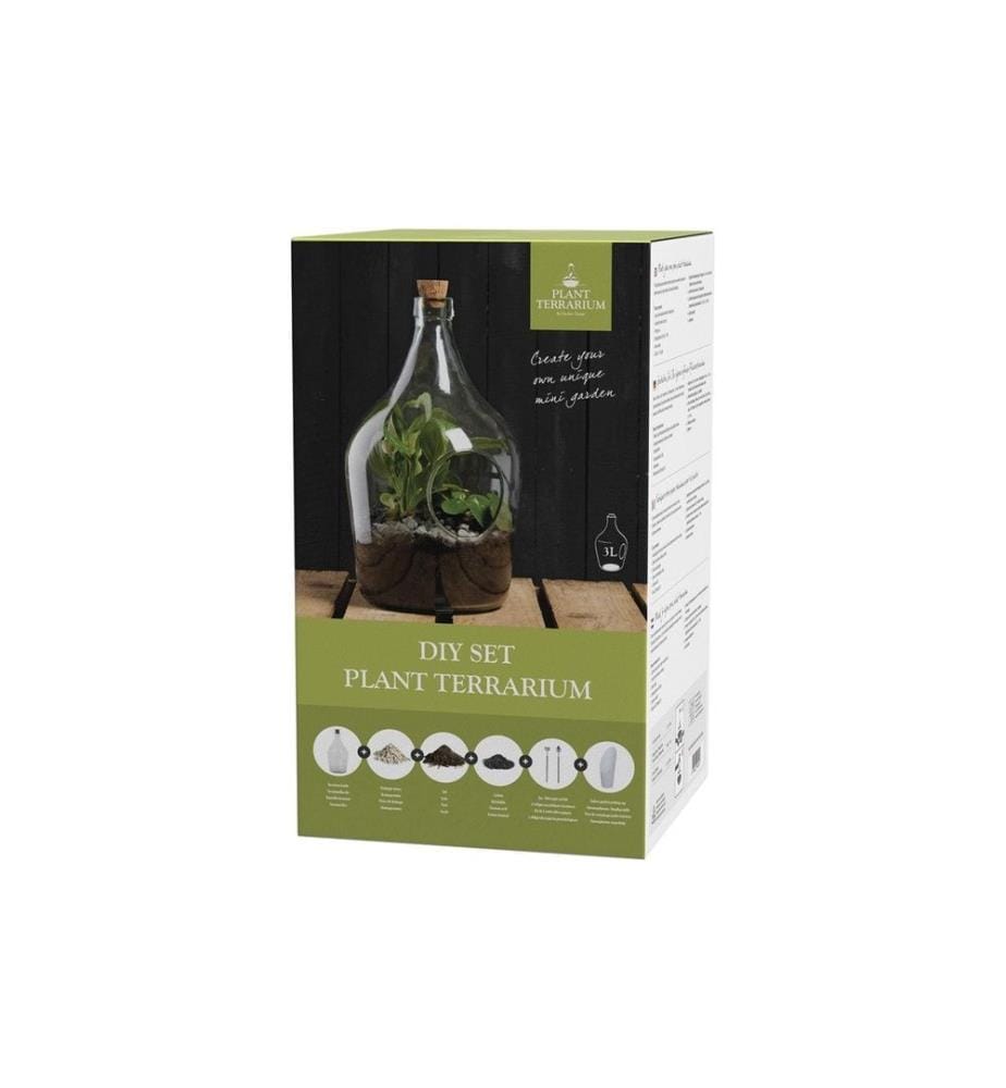 ESSCHERT DESIGN - Vase Terrariumflasche 3 l 41 cm, Transparent