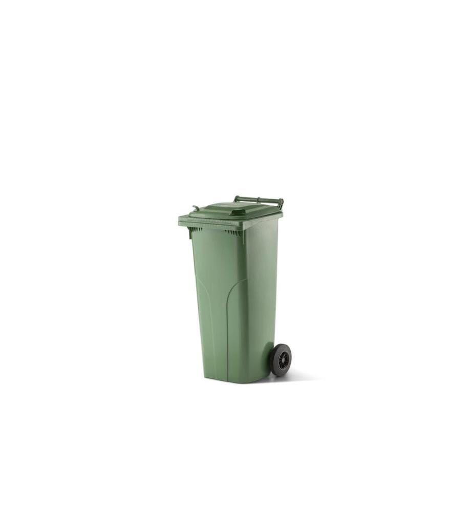 VERWO - Kunststoffcontainer mit Deckel 140 l, Grün