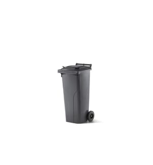 VERWO - Kunststoffcontainer mit Deckel 140 l, Anthrazit