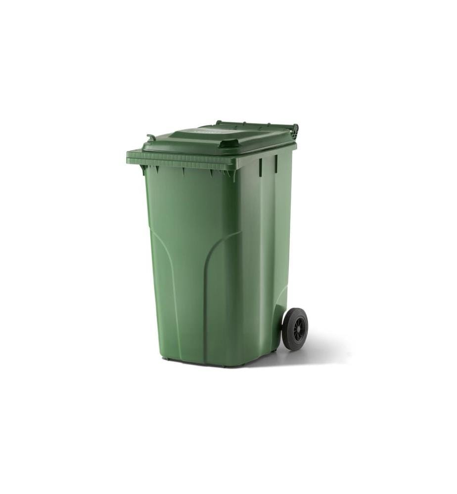 VERWO - Kunststoffcontainer mit Deckel 240 l, Grün