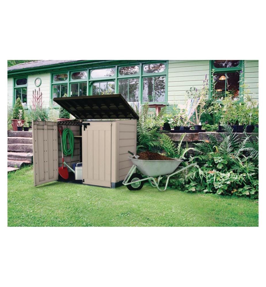 Keter - Gartenschrank KST Store It Out MAX Beige/Braun