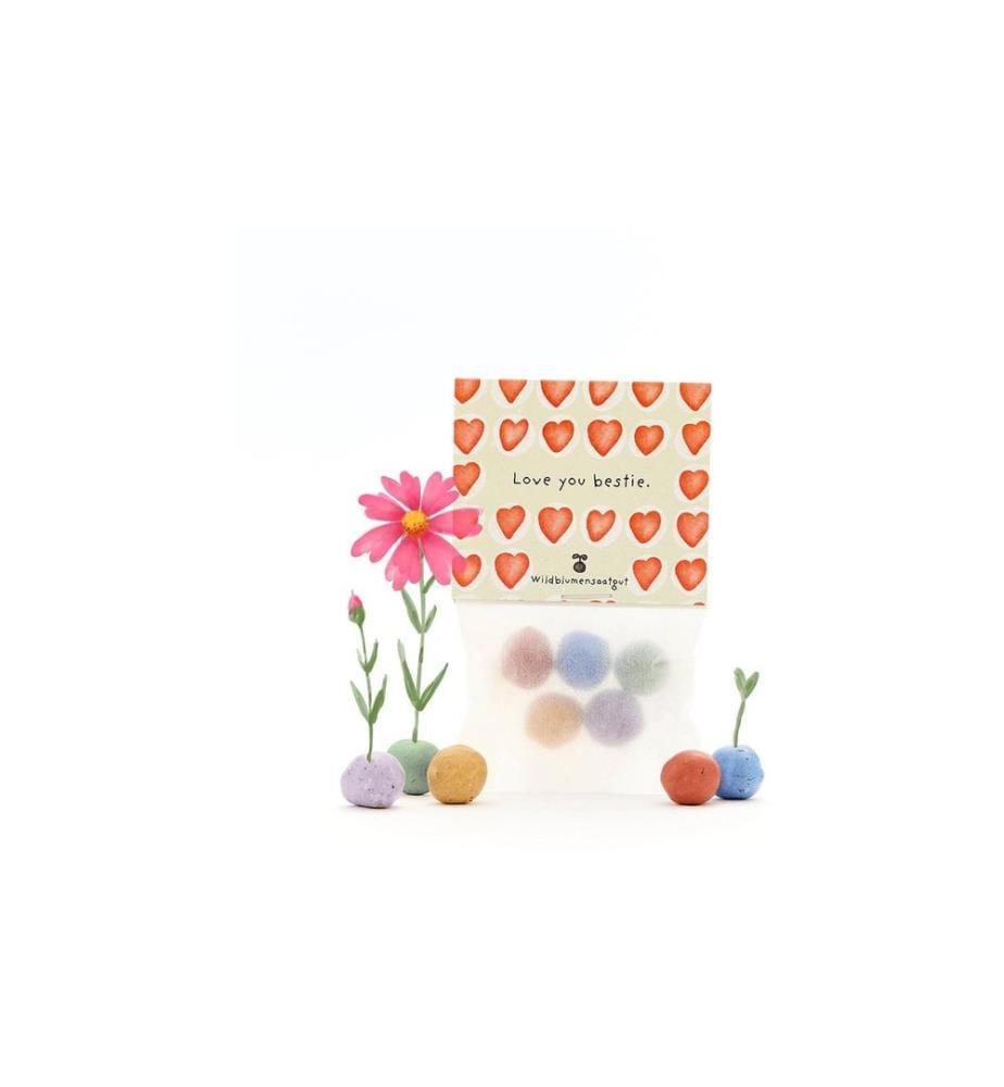Die Stadtgärtner - Billes de fleurs «Love You Bestie»