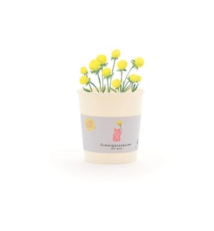 Die Stadtgärtner - Salutations florales Fleur d'ours en caoutchouc