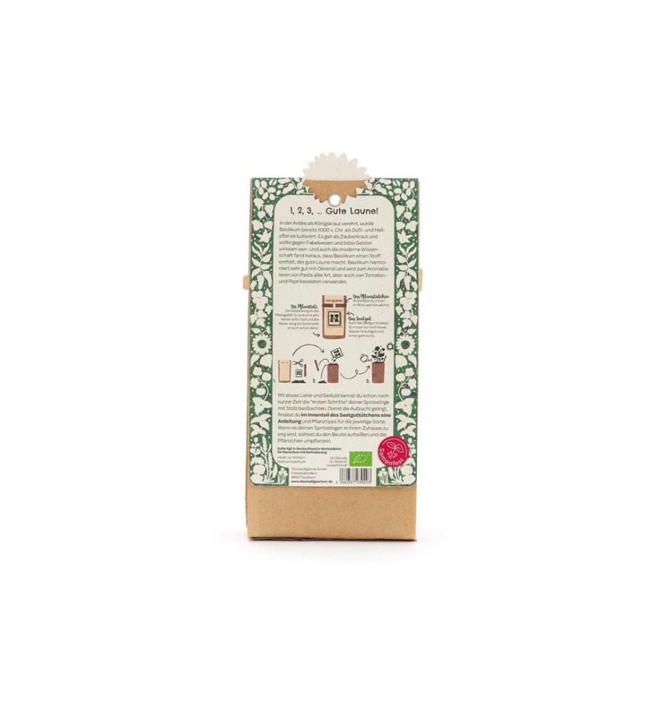 Die Stadtgärtner - Kit de culture pesto basilic