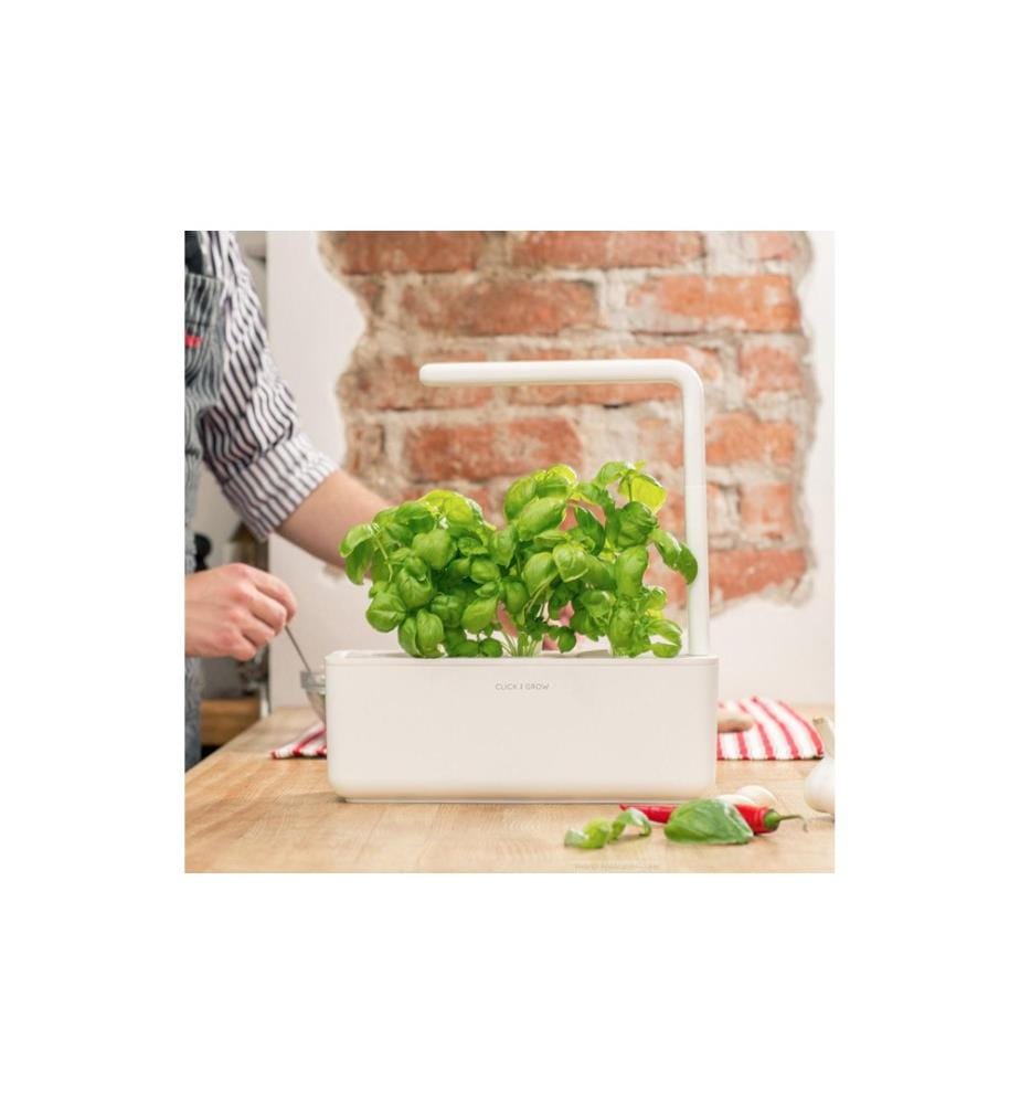 CLICK AND GROW - Kräutertopf Smart Garden 3 Beige