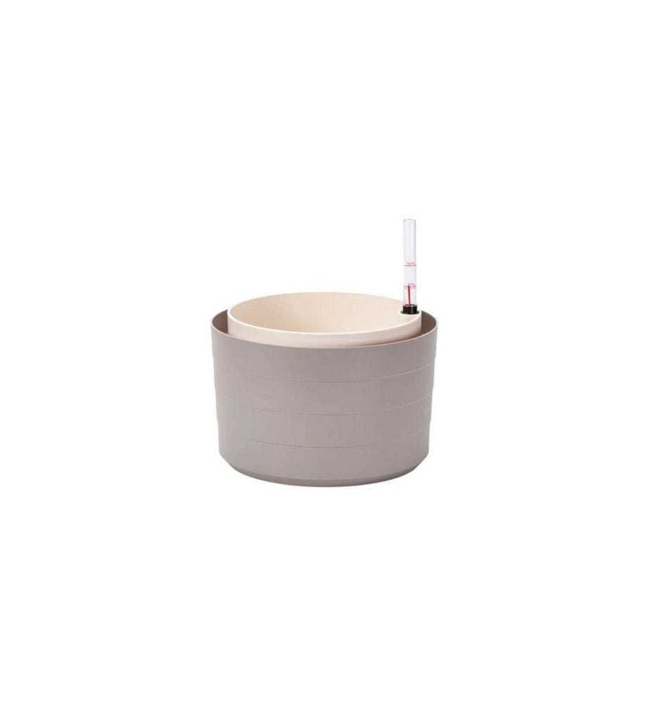 Plastia - Pot d'irrigation Berberis 30 cm sans rideau Taupe