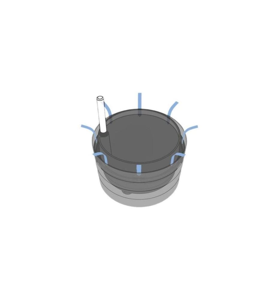 Plastia - Pot d'irrigation Berberis 30 cm sans rideau Taupe