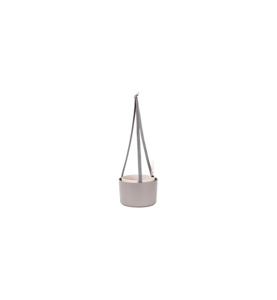 Plastia - Suspension d'irrigation Berberis 26 cm trois rubans Taupe