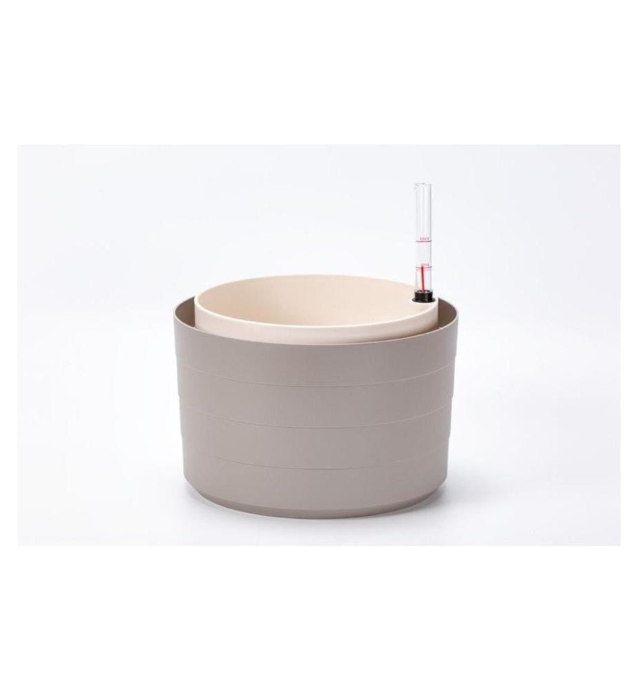 Plastia - Suspension d'irrigation Berberis 26 cm trois rubans Taupe
