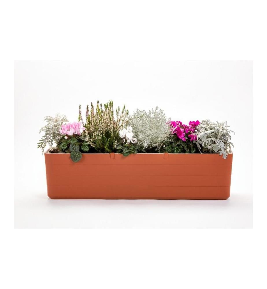 Plastia - Bewässerungskasten Berberis 80 cm Braun