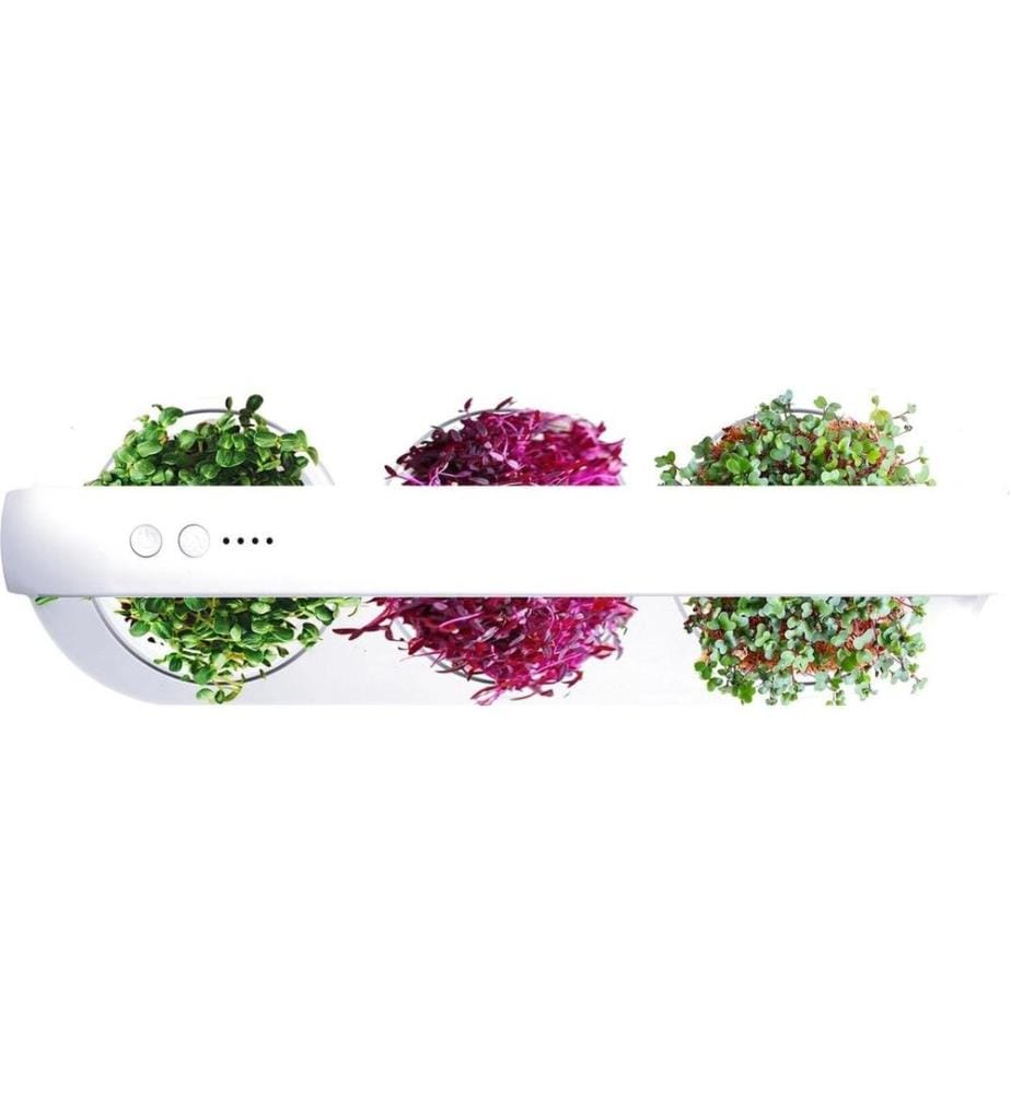 CLICK AND GROW - Indoor-Garten MicroBuddy, Weiss 38 cm