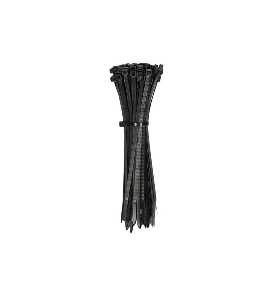 MAX HAURI - Serre-câble 100 pièces Noir 150 mm x 3.6 mm