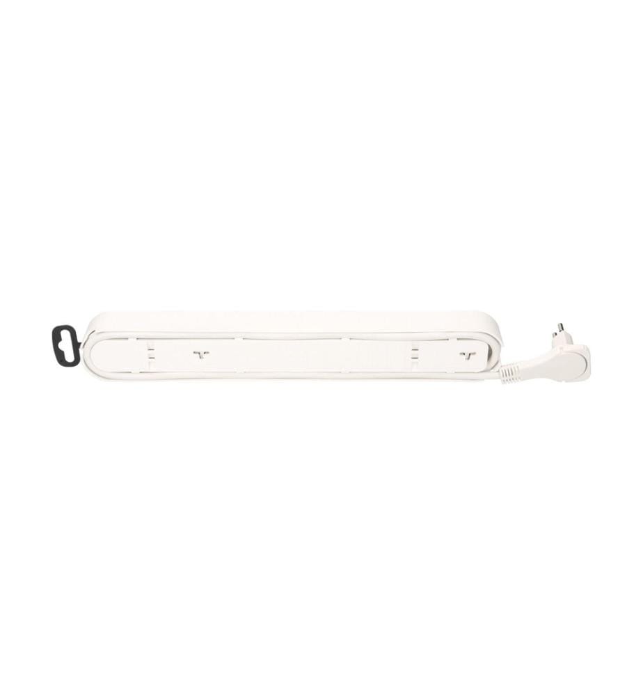 MAX HAURI - Bloc multiprises Design Line  5x T13 USB A+C blanc