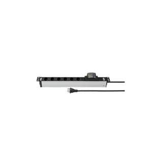 STEFFEN - Bloc multiprises Alu Modular 6x T13 avec FI-LS