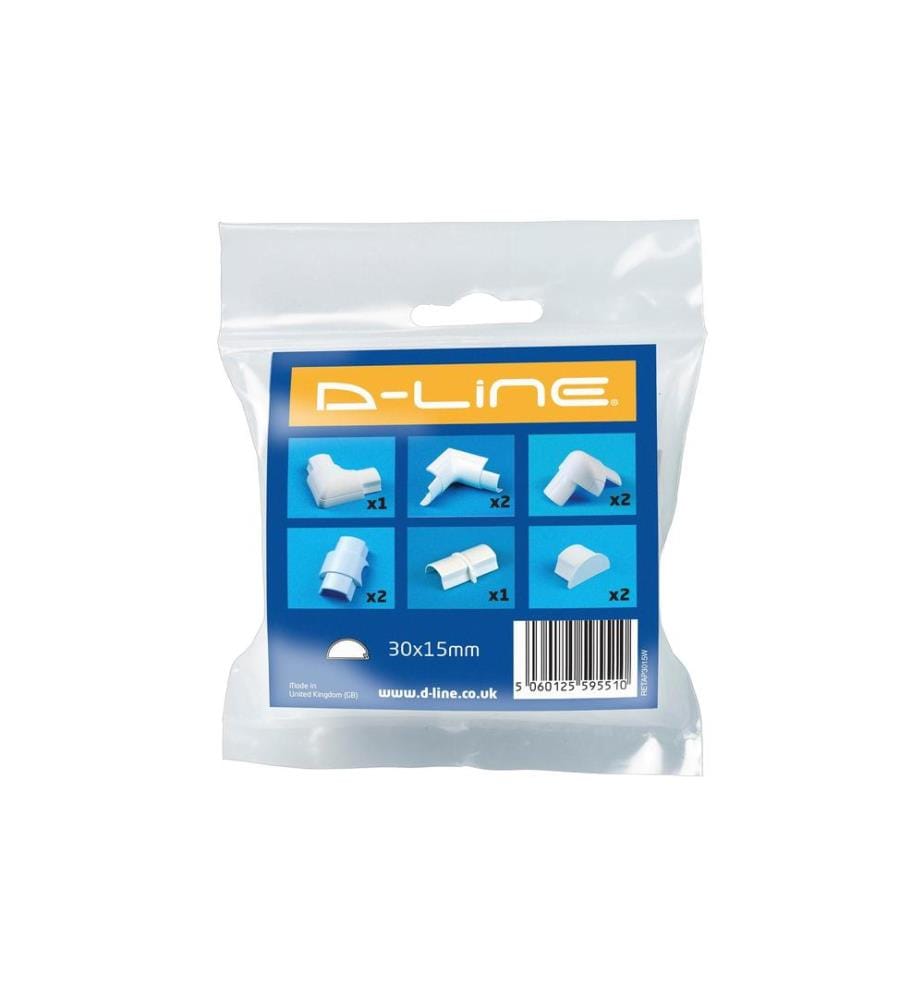 STEFFEN - Jeux d'accessoires D-Line H30015 10 pièces, blanc