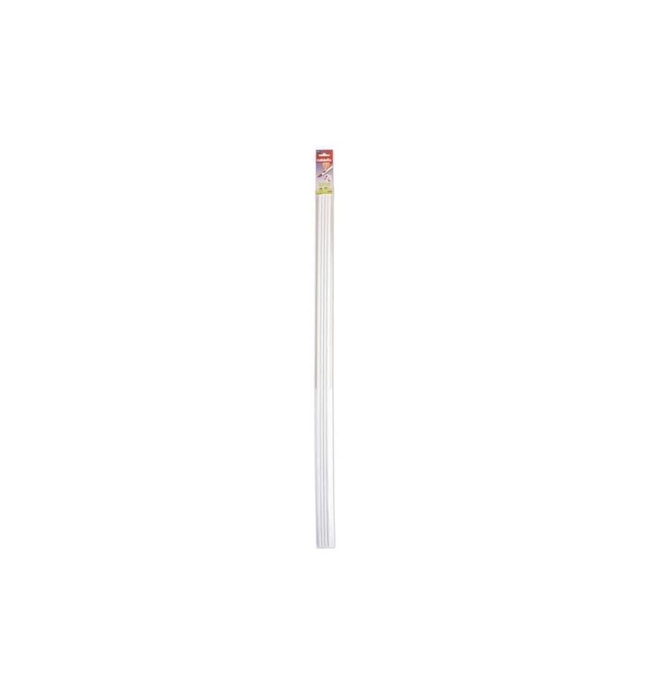 MAX HAURI - Goulotte Cable-Fix 4 x 1 m x 5 mm, Blanc