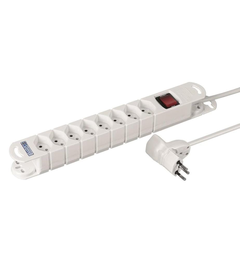 STEFFEN - Bloc multiprises VARIABL 8 x T13, Mister T 320°